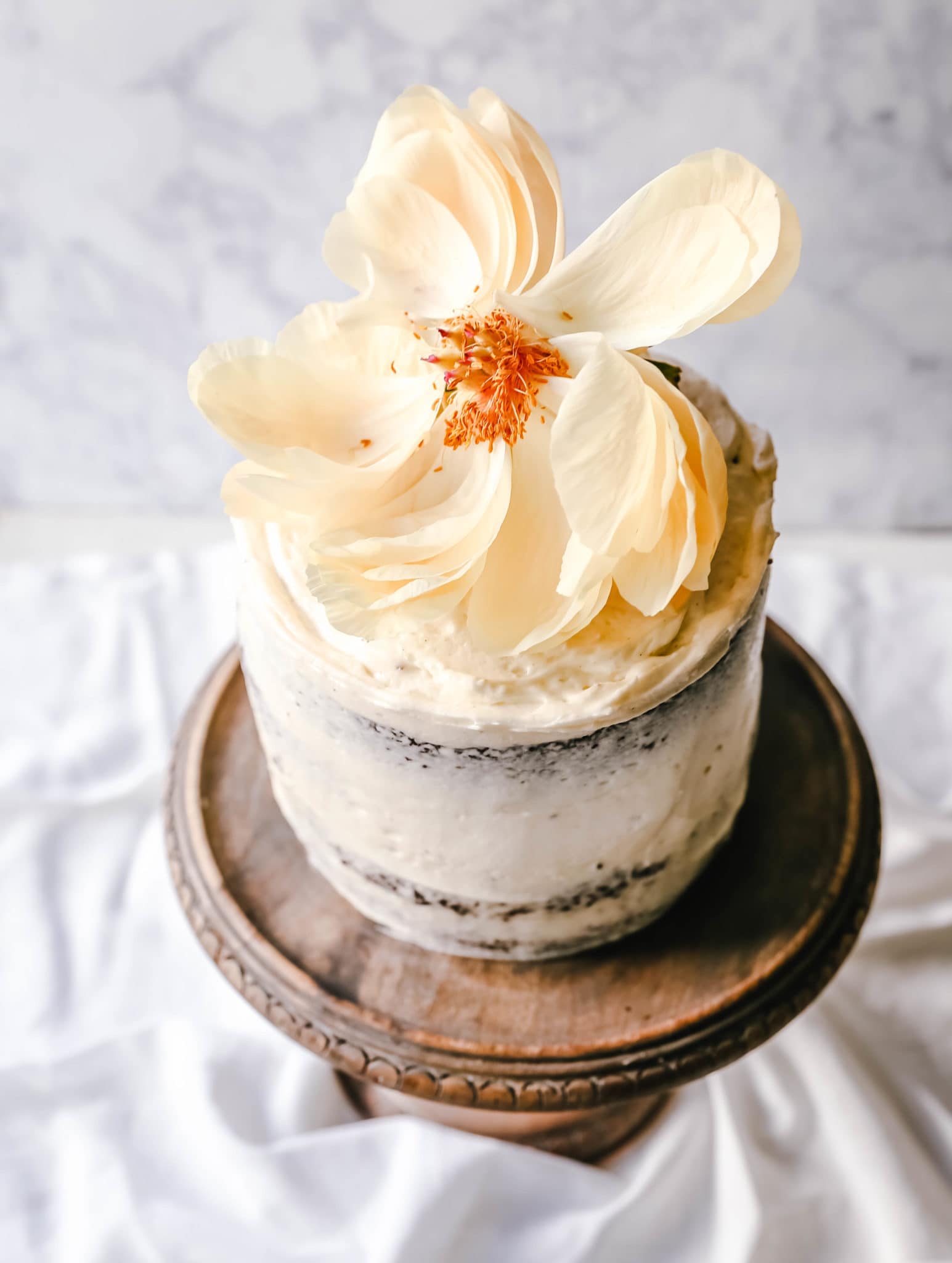 Chocolate Cake with Vanilla Frosting – Modern Honey