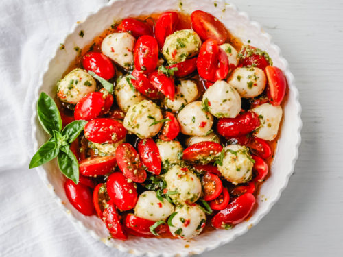 Pesto Caprese Salad