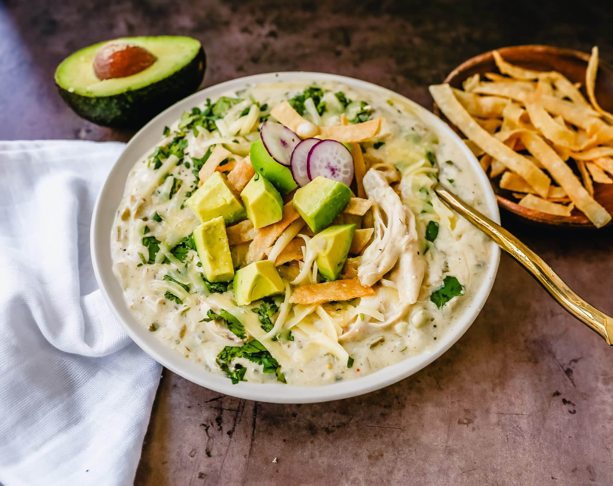 Green Chile Chicken Enchilada Soup – Modern Honey