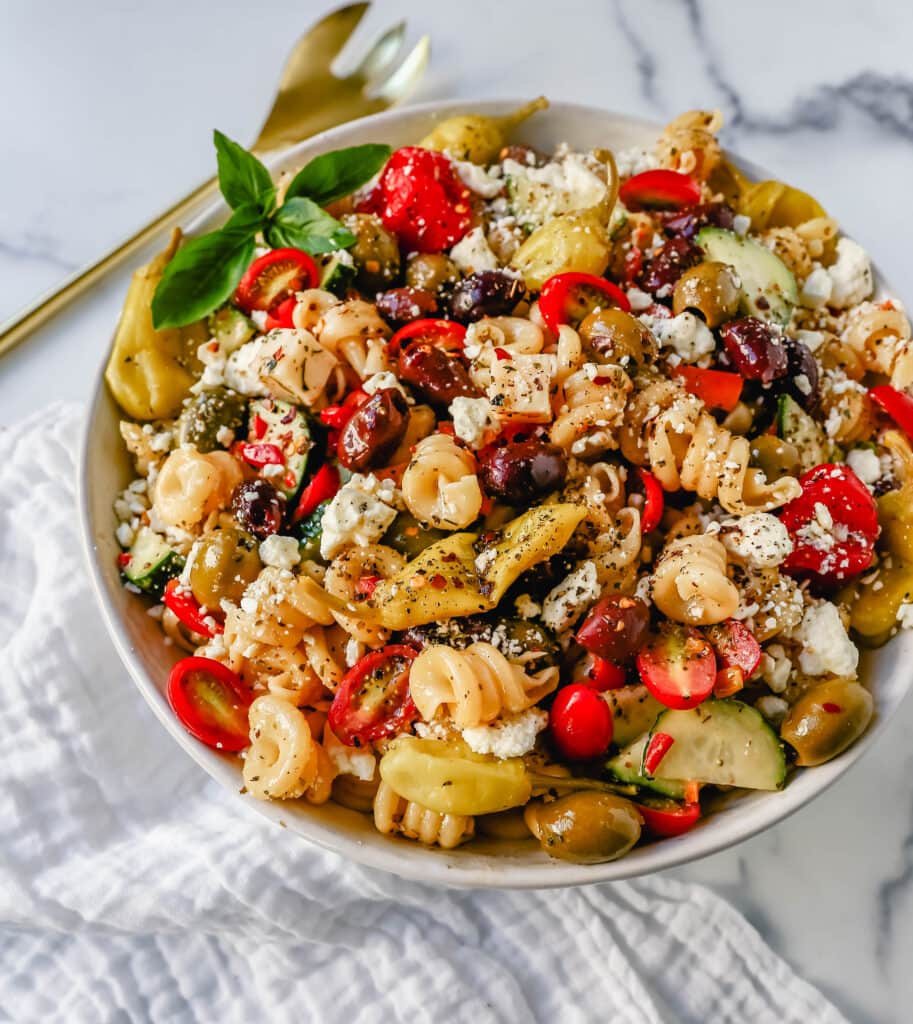 Greek Pasta Salad – Modern Honey