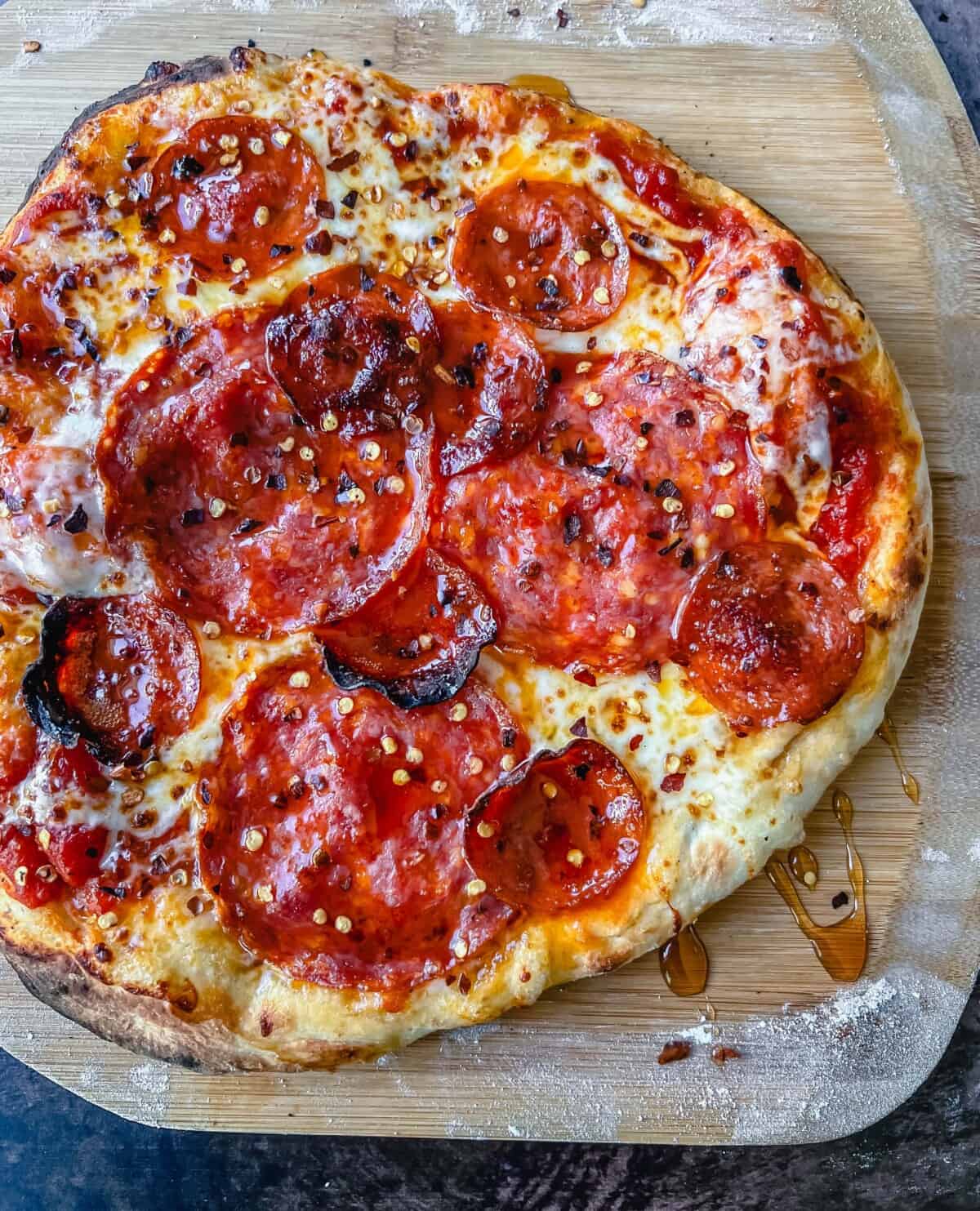 Homemade Pepperoni Pizza – Modern Honey