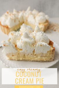 Easy Coconut Cream Pie – Modern Honey