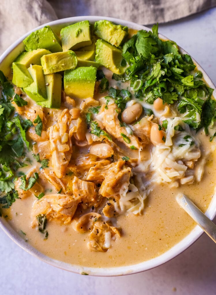 Creamy White Chicken Chili – Modern Honey