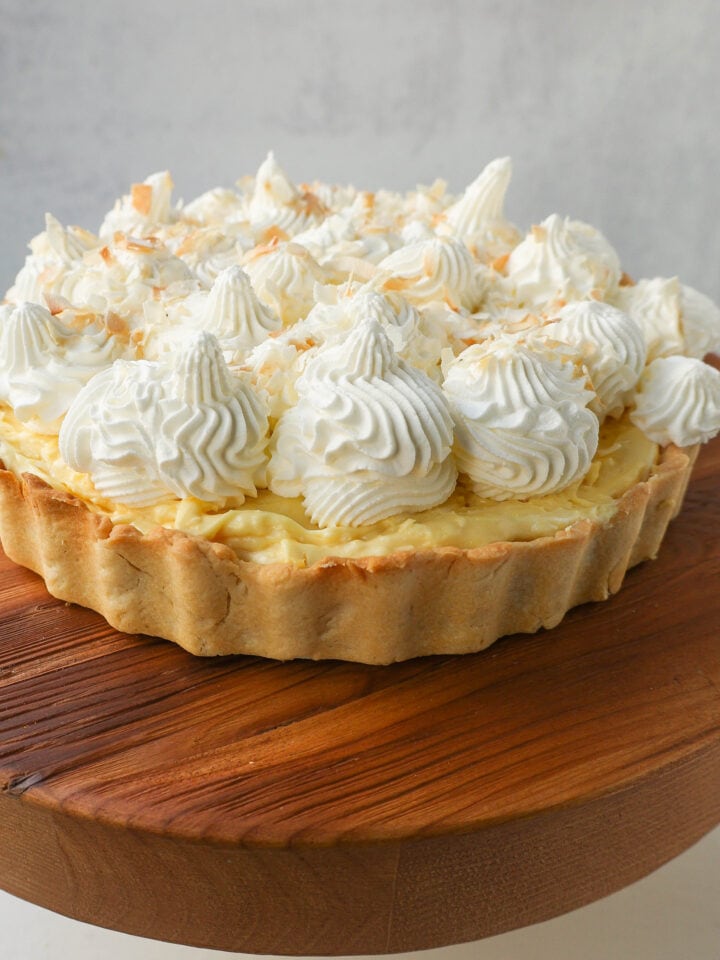 Sweet Lemon Sour Cream Pie – Modern Honey