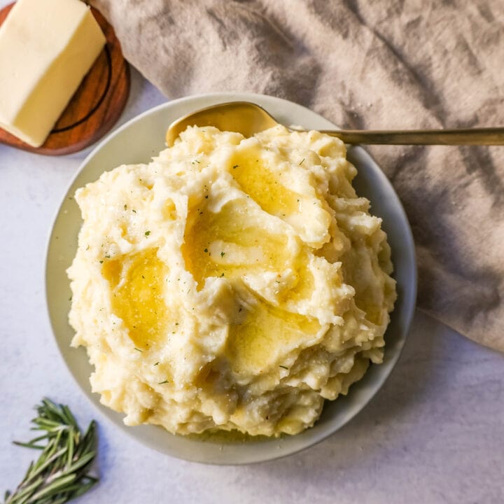 Parmesan Roasted Garlic Mashed Potatoes Modern Honey 0453