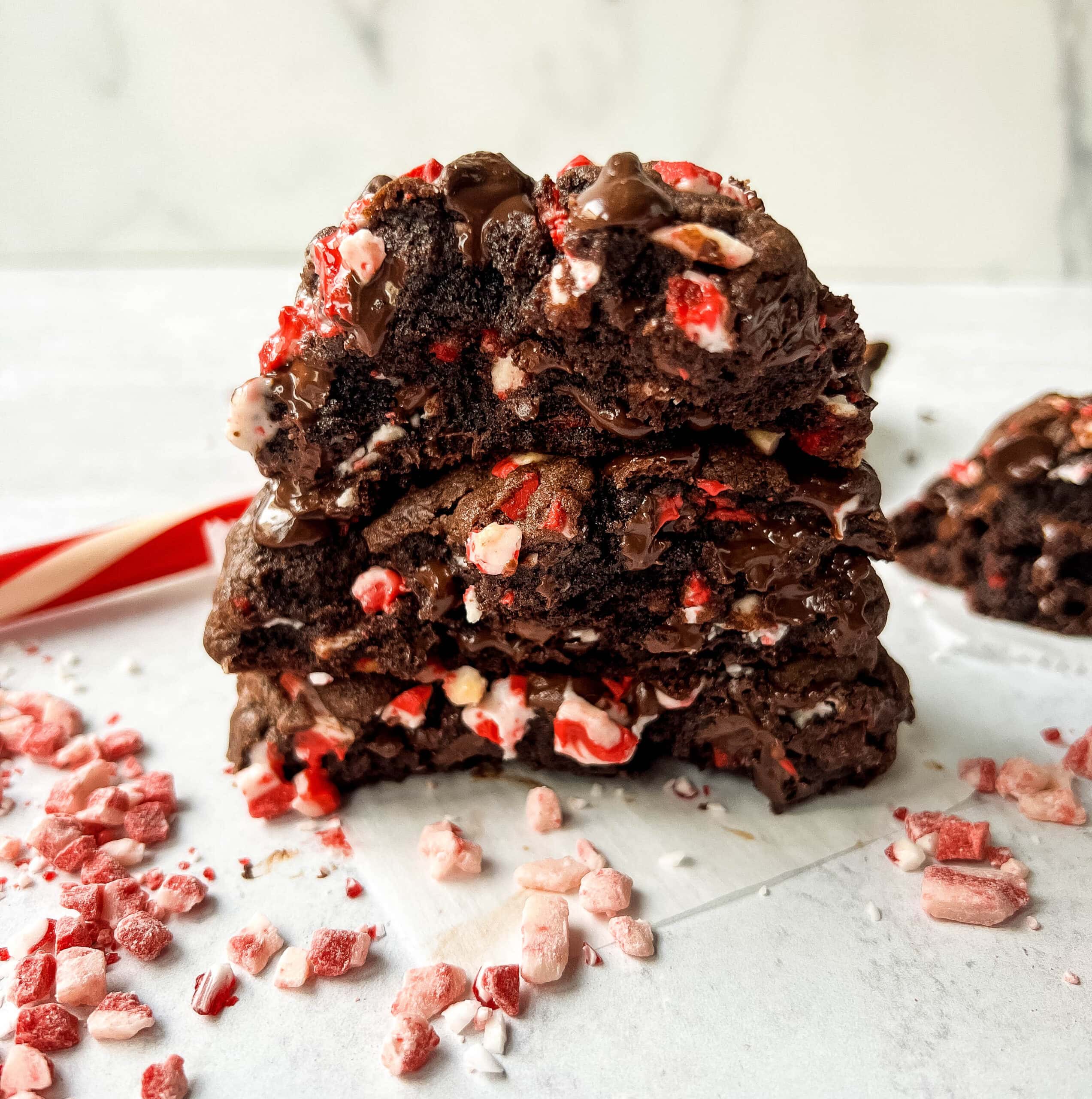 Peppermint Crunch Sugar Cookies - OMG Chocolate Desserts
