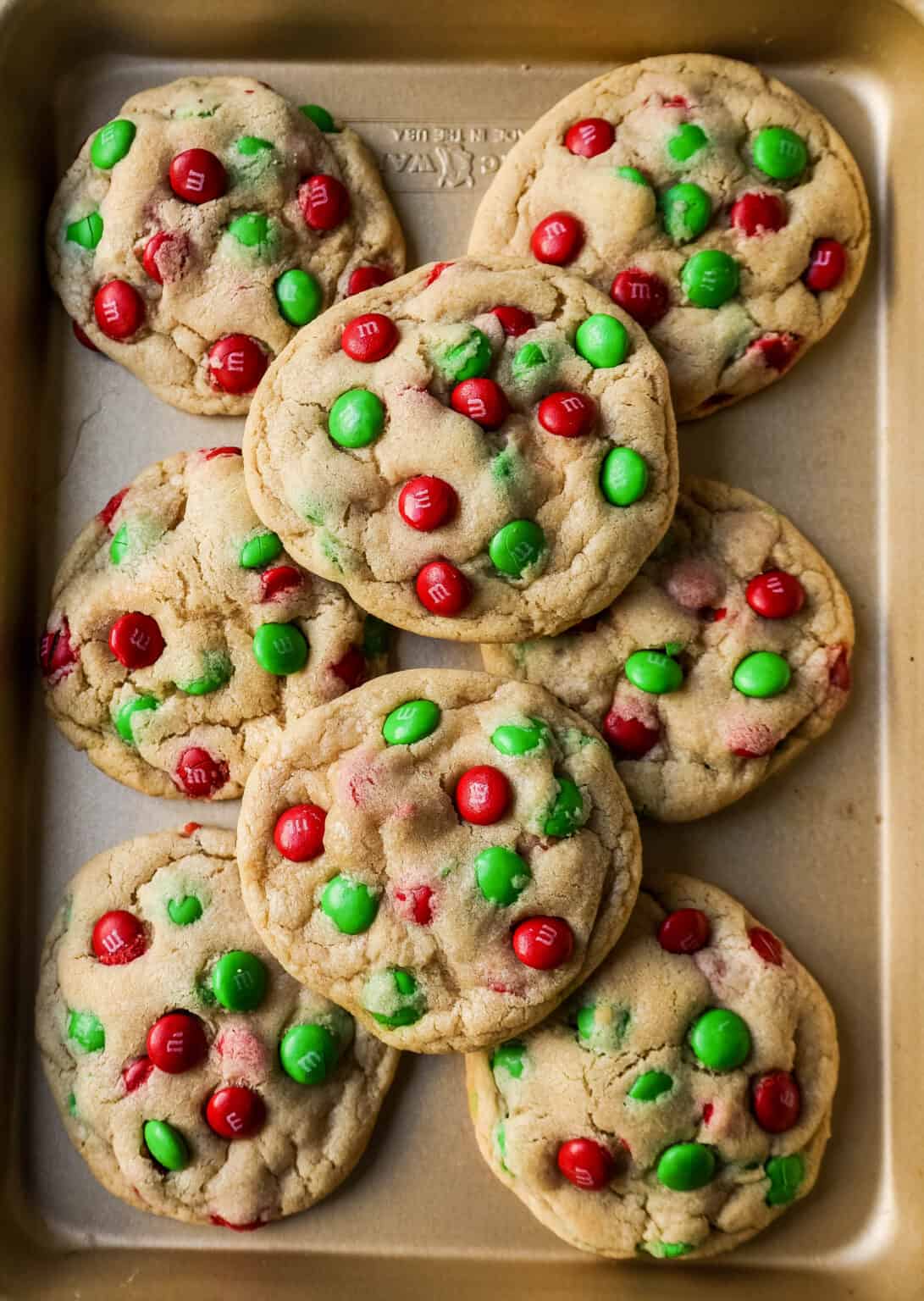 Christmas M&M Cookies – Modern Honey