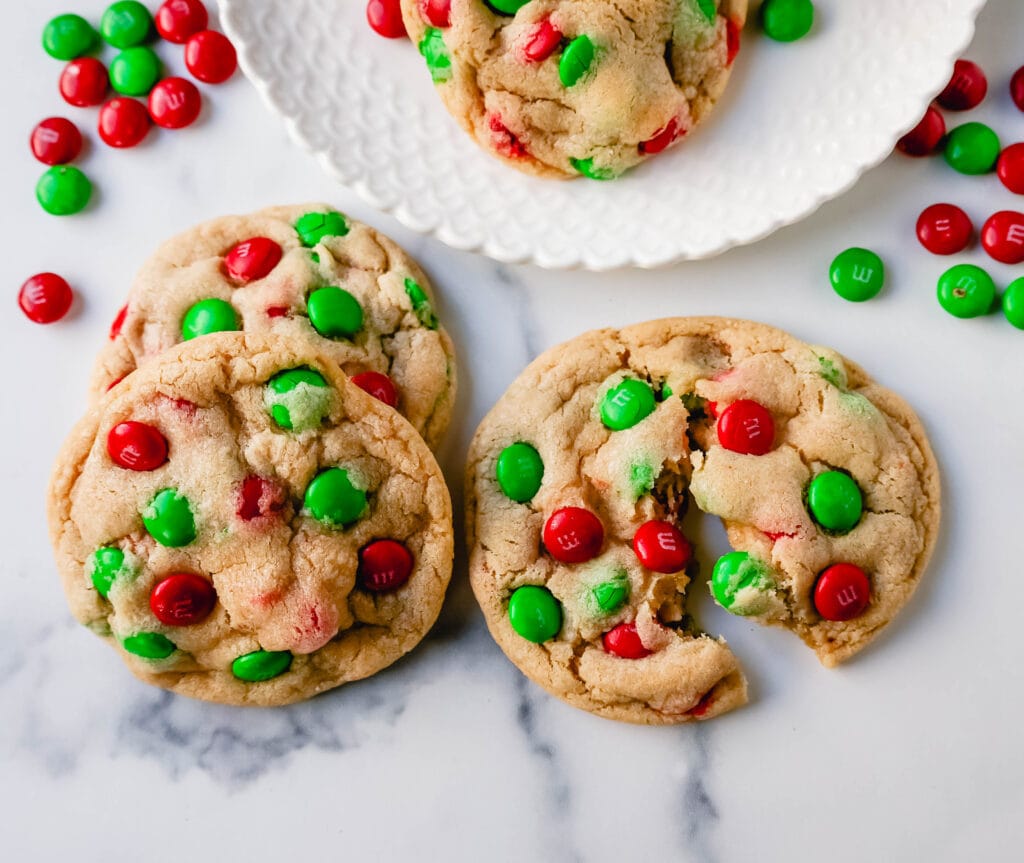 Christmas M & M Cookies – Modern Honey