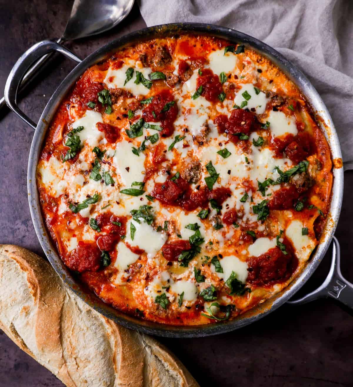 Skillet Lasagna – Modern Honey