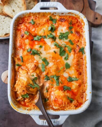 Buffalo Chicken Dip Modern Honey   Buffalo Chicken Dip 6 400x497 