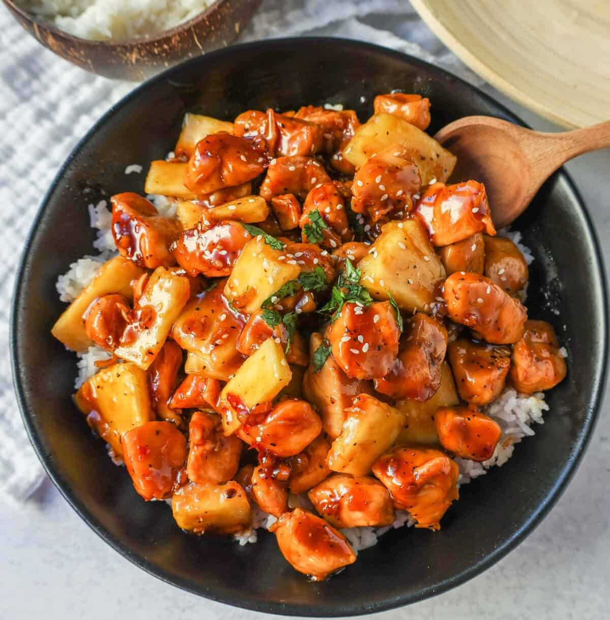 Sticky Pineapple Chicken Modern Honey