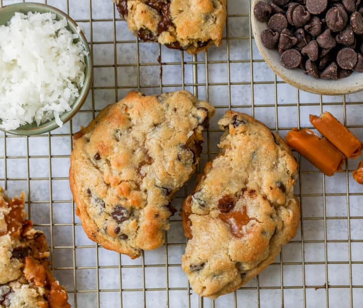 Levain Bakery Caramel Coconut Chocolate Chip Cookies – Modern Honey