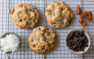 Levain Bakery Caramel Coconut Chocolate Chip Cookies – Modern Honey