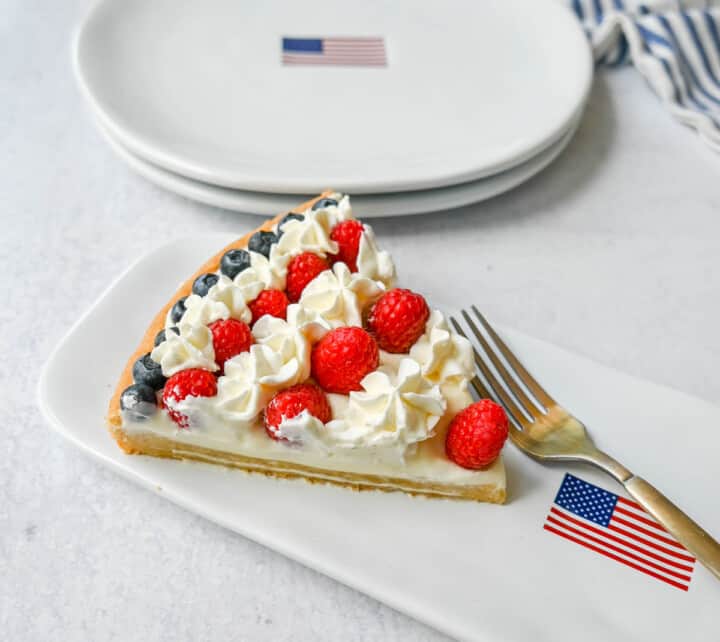 Sugar Cookie Flag Fruit Pizza – Modern Honey