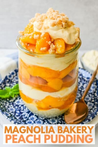 Magnolia Bakery Peach Crisp Pudding – Modern Honey