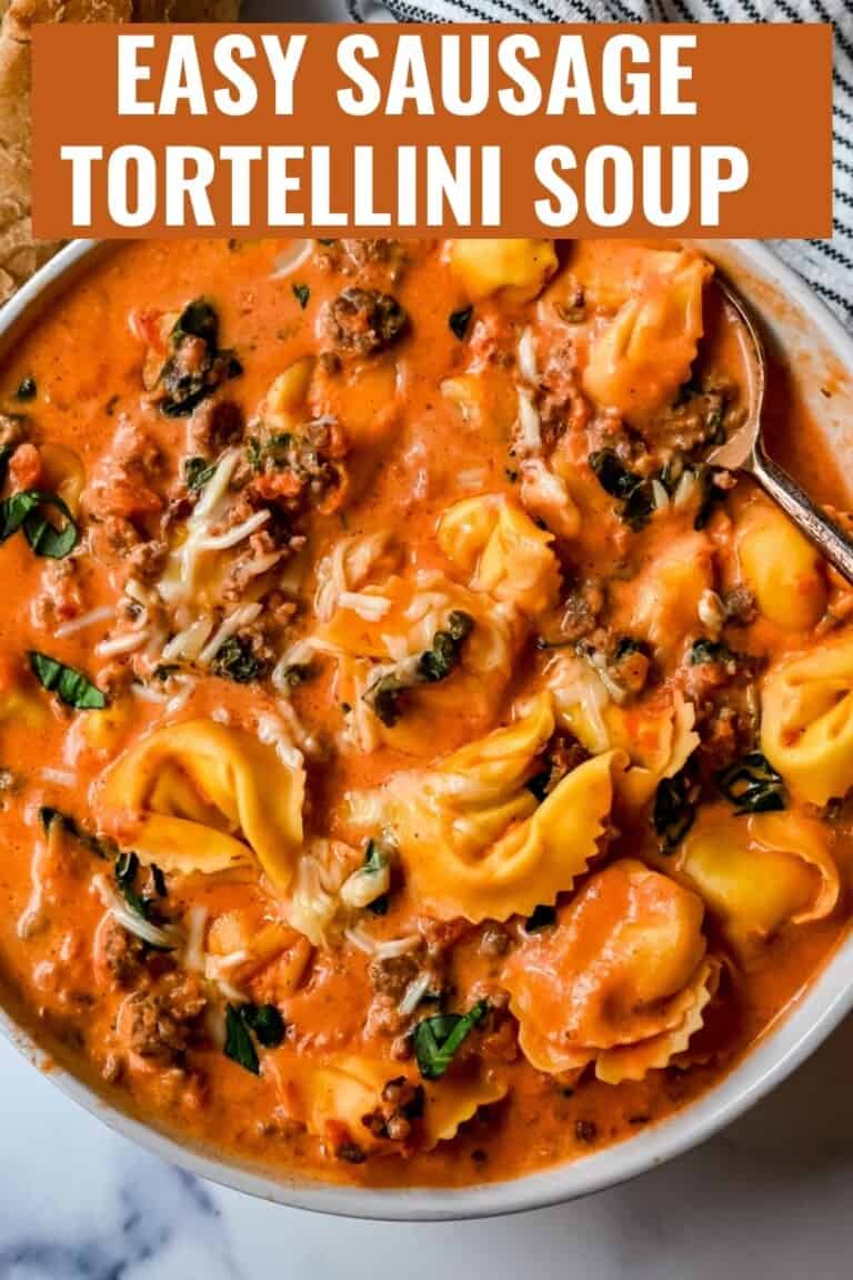 Creamy Sausage Tortellini Soup – Modern Honey