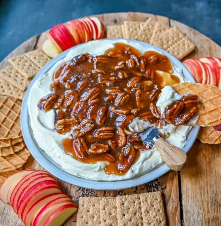 No Bake Pecan Pie Dip Modern Honey   No Bake Pecan Pie Dip 4 768x788 