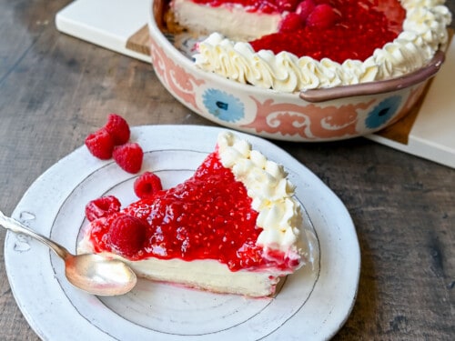 No Bake Raspberry Cream Pie – Like Mother, Like Daughter