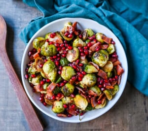 Roasted Brussels Sprouts with Bacon – Modern Honey