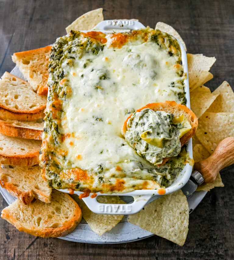 Hot Spinach Artichoke Dip – Modern Honey