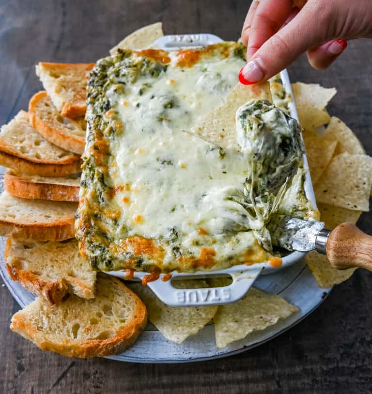 Hot Spinach Artichoke Dip – Modern Honey