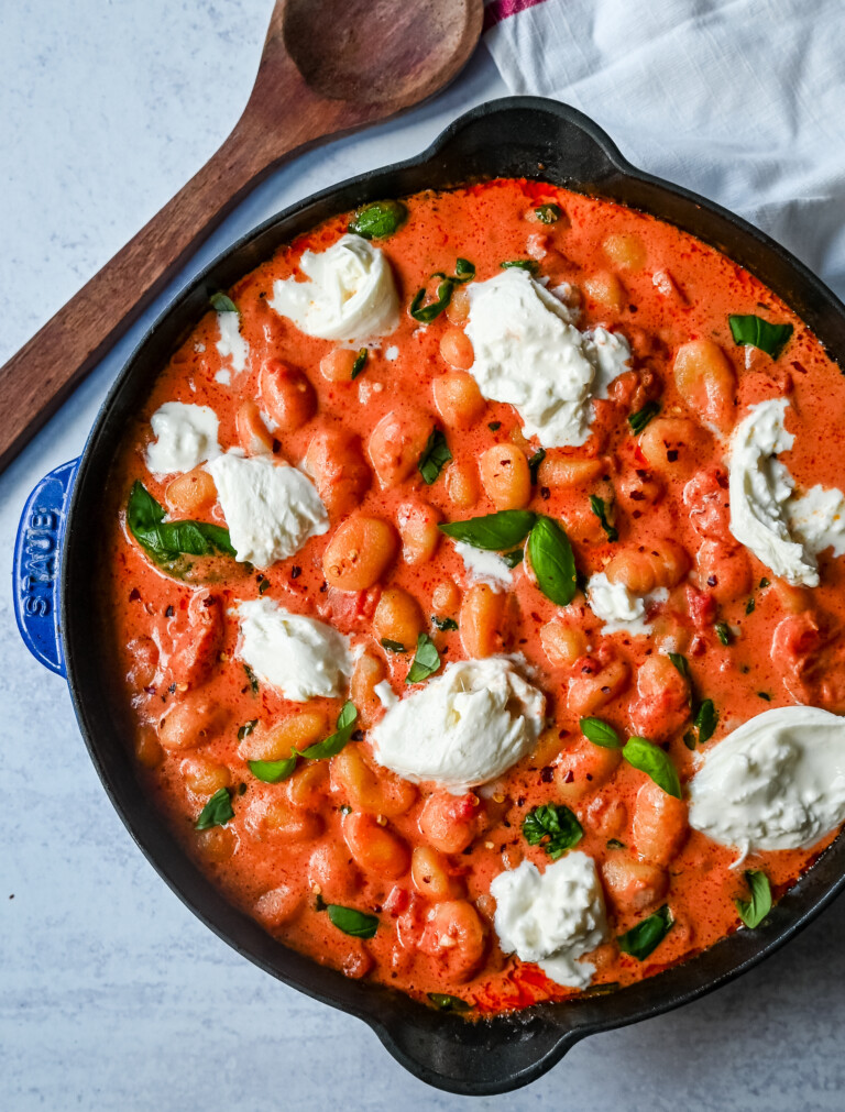 Creamy Tomato Gnocchi with Burrata – Modern Honey