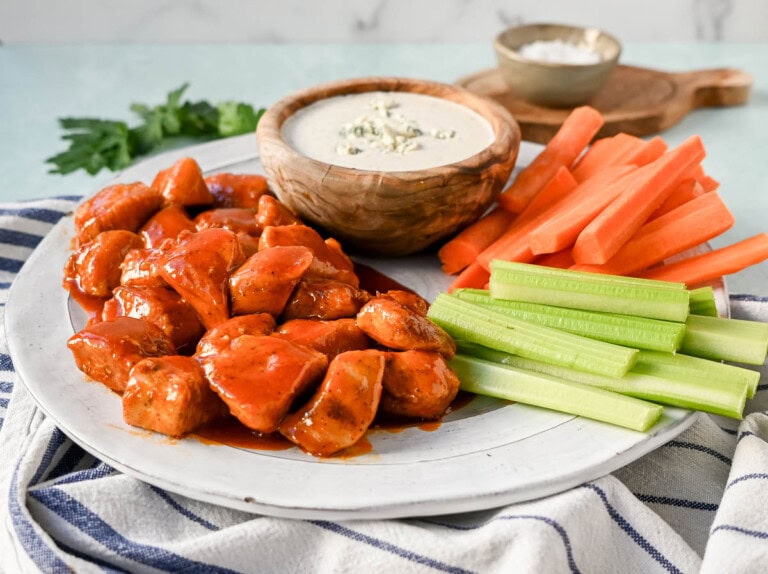 Buffalo Chicken Bites (no breading) – Modern Honey