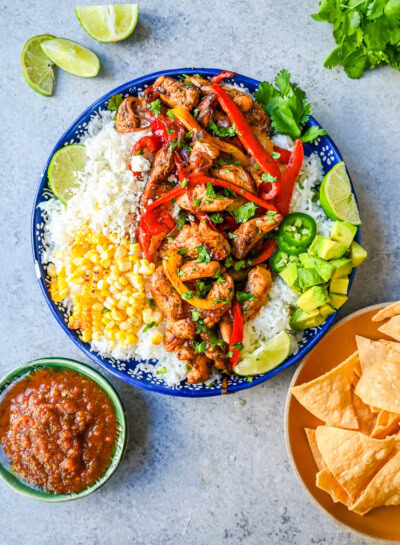 Chicken Fajita Bowl – Modern Honey