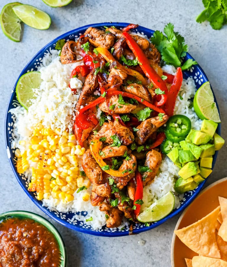 Chicken Fajita Bowl – Modern Honey