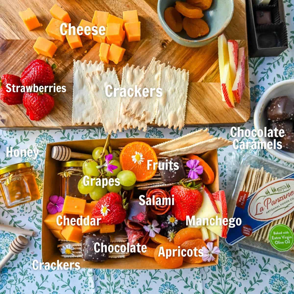 Charcuterie boards have become the epitome of gourmet snacking. But what if you are craving a charcuterie board but you want it on a smaller scale? Enter the mini charcuterie box – a perfect personal-sized grazing box that packs all the flavor in a small package. 