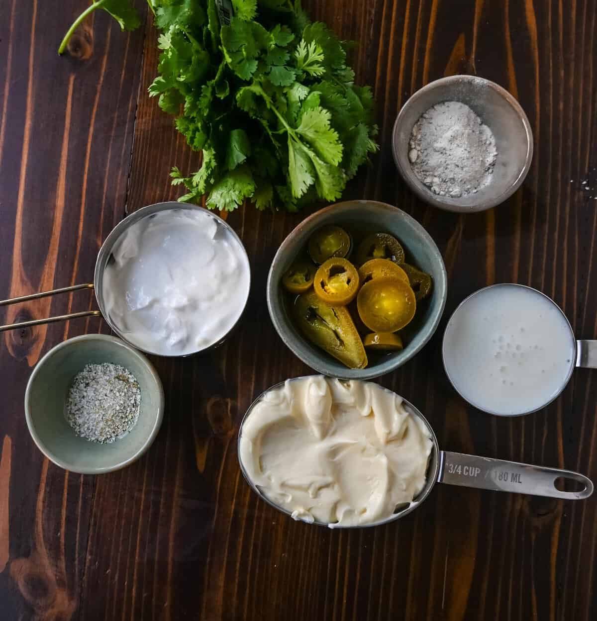 Crispy Buffalo Chicken Tacos with Jalapeno Ranch Ingredients