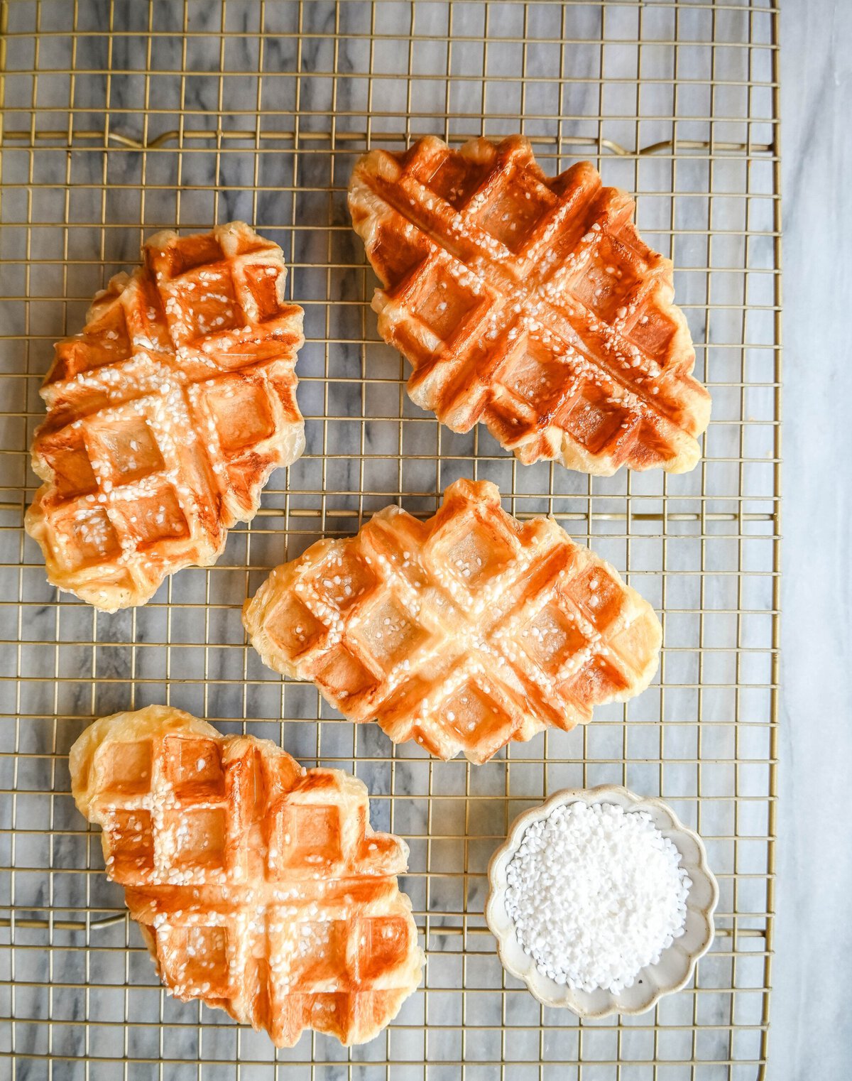 How to make the famous croffle which is croissant dough baked in a waffle iron that makes a buttery, flaky waffle that is the perfect breakfast or dessert recipe. A croffle is the ultimate fusion of a buttery, flaky croissant and a golden, crispy waffle. Top it with your favorite waffle toppings!