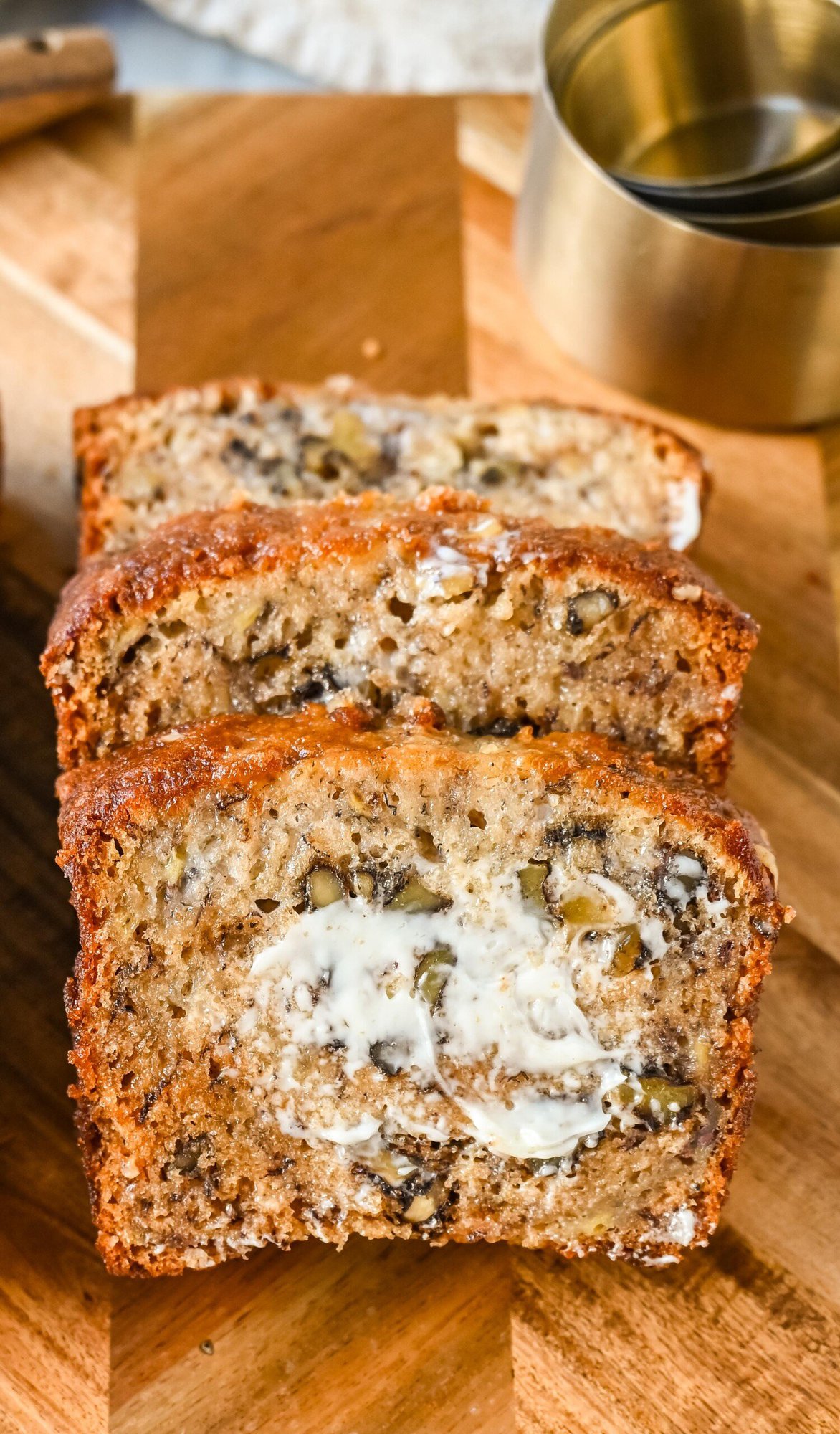 How to make the famous, award-winning Flour Bakery Banana Bread. This is the best banana nut bread recipe and is perfectly moist with sweet banana flavor. 