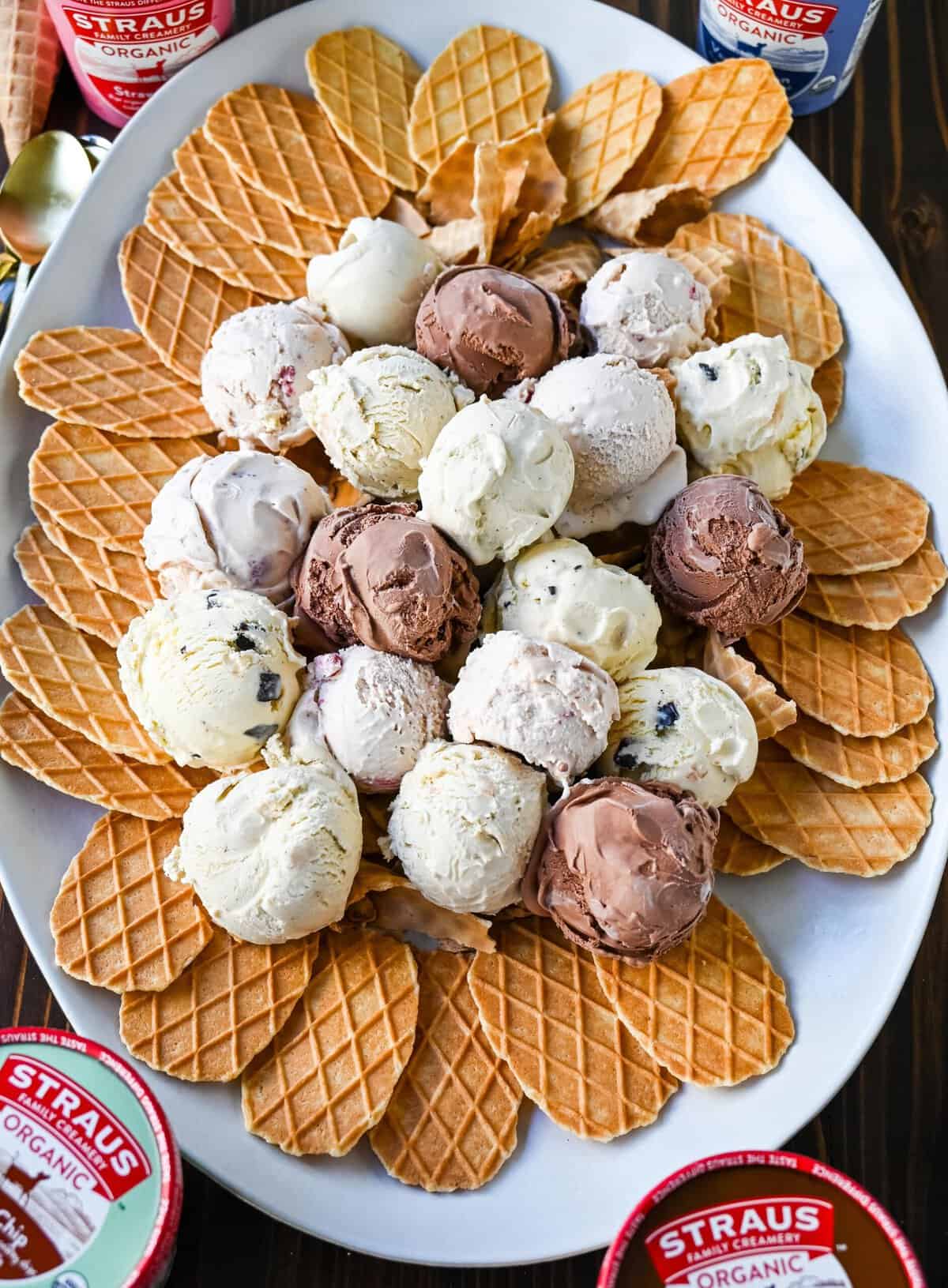 Ice cream nachos are a yummy dessert that combines the crunch of waffle cone pieces with scoops of your favorite ice cream, topped with a variety of delicious toppings like chocolate fudge, caramel, whipped cream, and cherries. This fun and creative ice cream treat is perfect for sharing! 