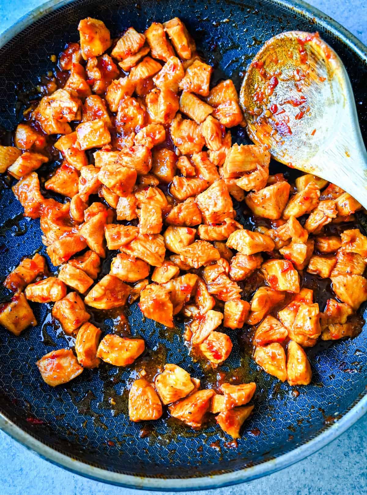 Harissa Chicken in Mediterranean Chicken Bowls