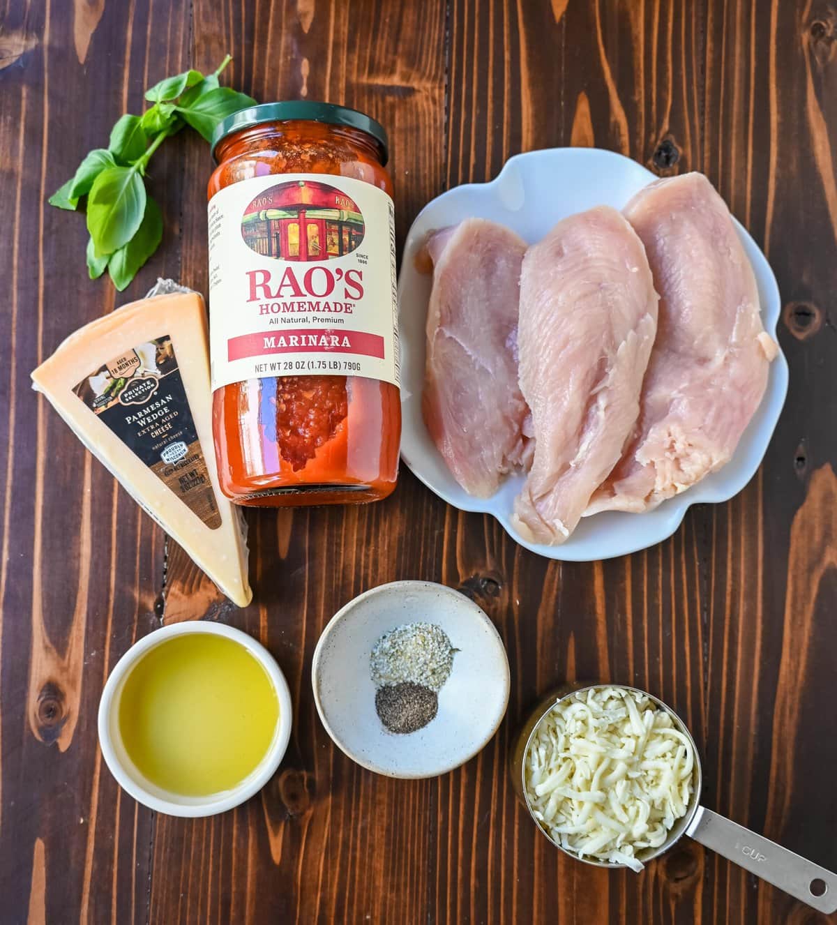 Skinny Chicken Parmesan Ingredients