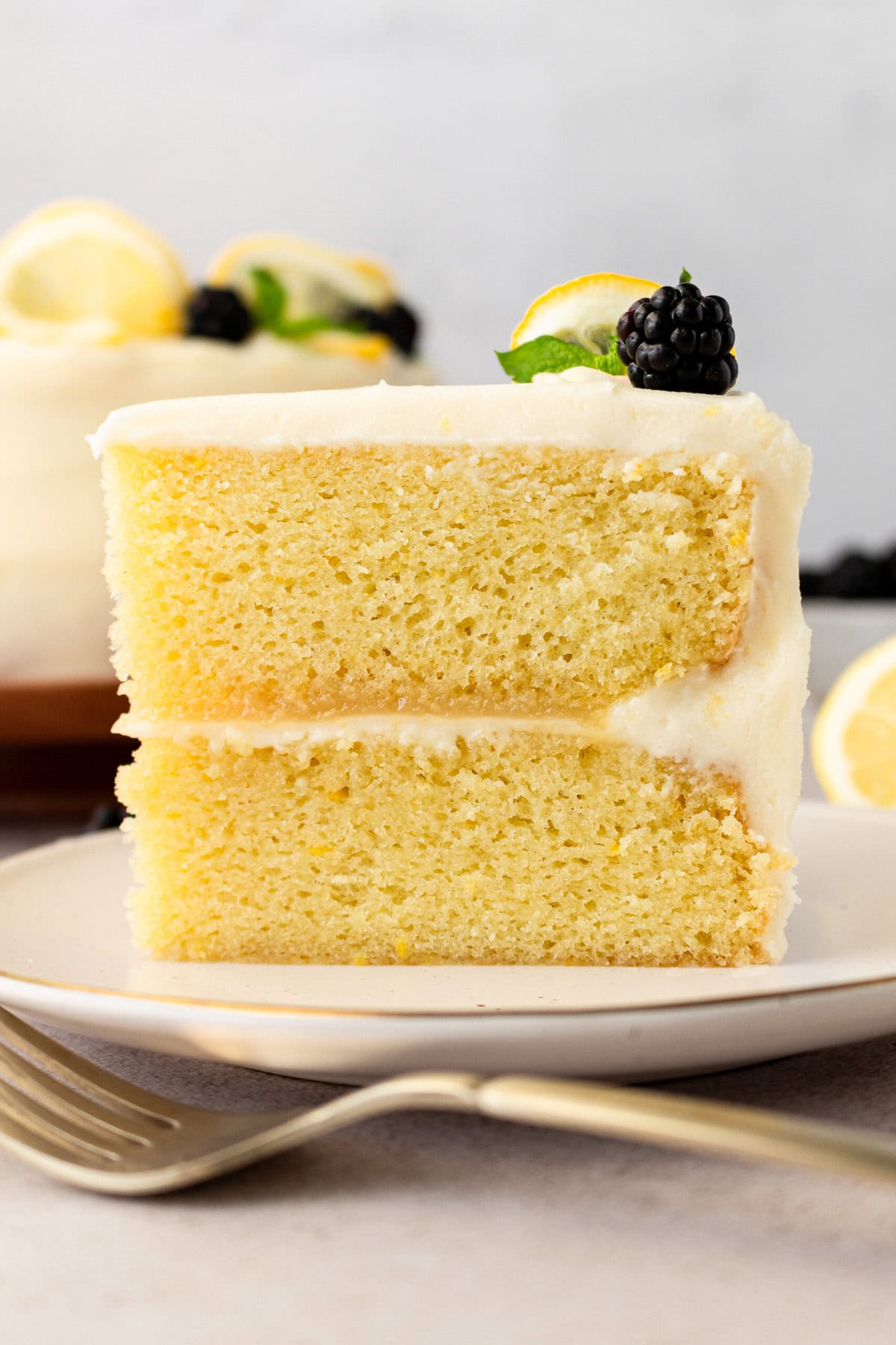 This 5-star rated lemon olive oil cake with cream cheese frosting is one of the most popular cake recipes. It is moist, fluffy, with the perfect amount of lemon flavor. The cream cheese frosting puts it over the top. This is the best lemon olive oil cake recipe!