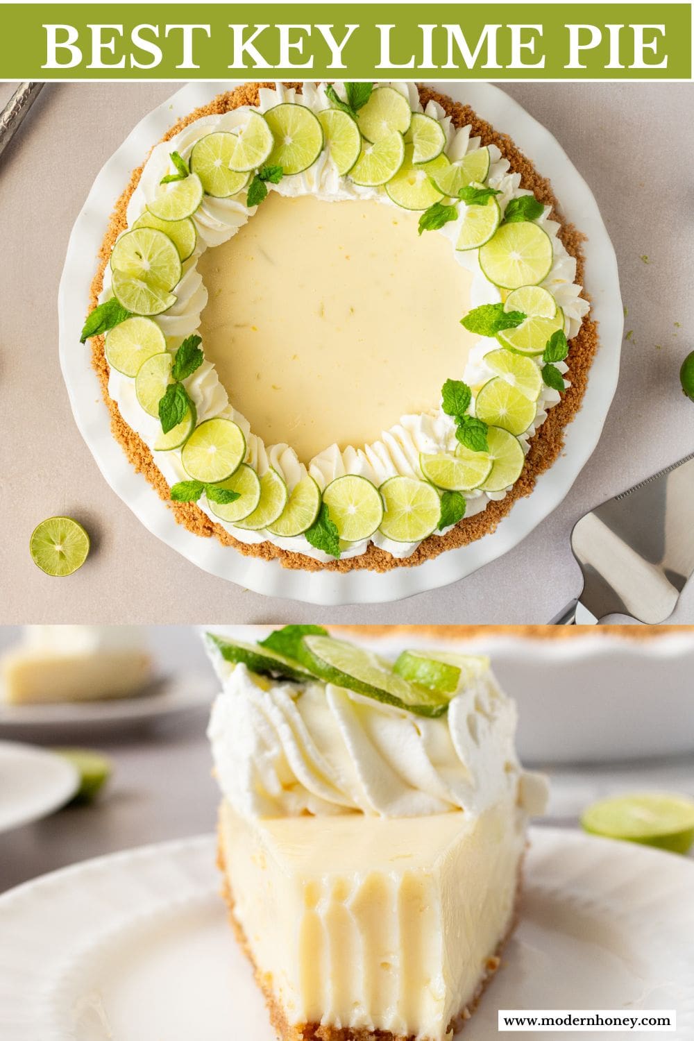 Learn how to make the best key lime pie with a perfectly sweet and buttery graham cracker crust. This easy key lime pie recipe features fresh key lime juice for a tangy, refreshing filling, balanced with the sweetness of condensed milk. Ideal for summer gatherings or as a classic dessert, follow our step-by-step guide to create this homemade key lime pie that everyone will love!