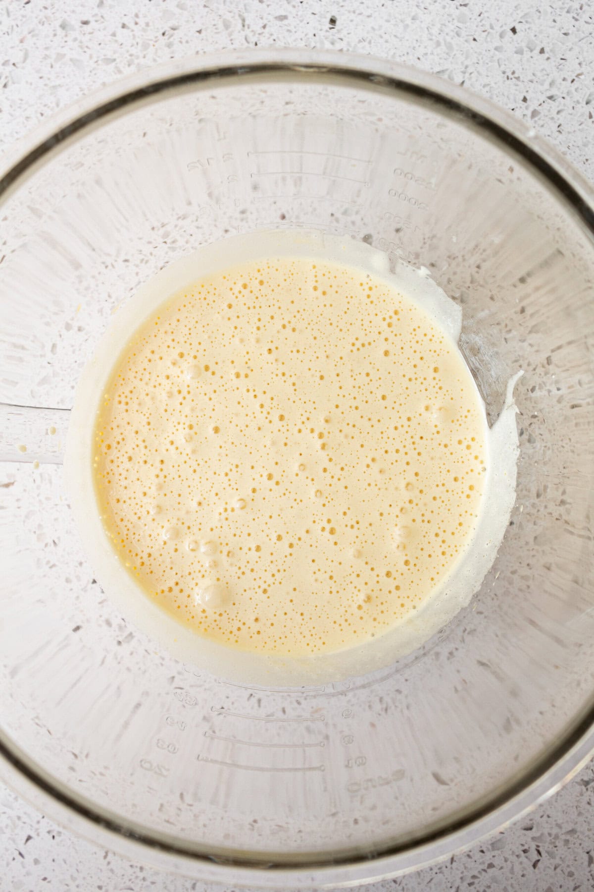 3 milk mixture -- sweetened condensed milk, evaporated milk, and heavy cream to pour on sponge cake to make tres leches cake