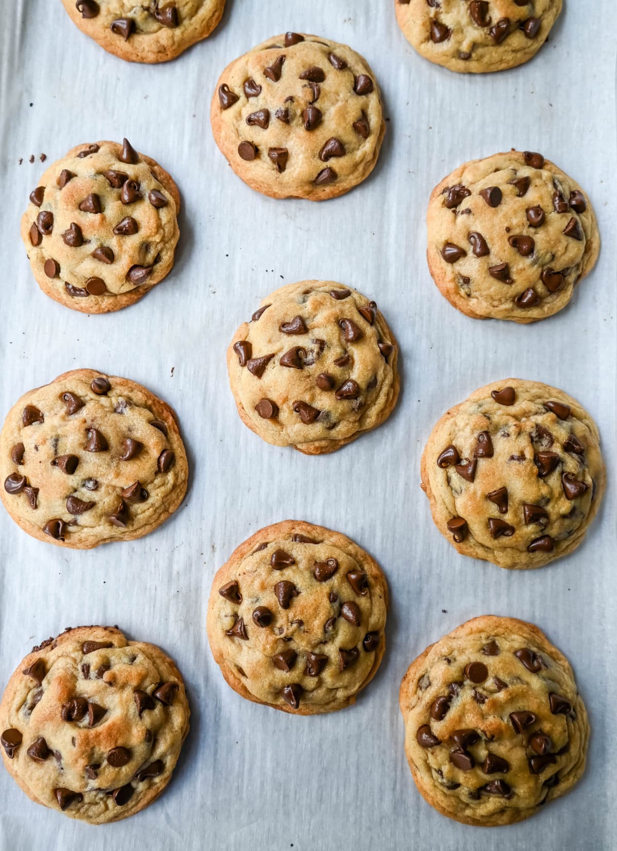 Chocolate Chip Cookies made with generic inexpensive ingredients