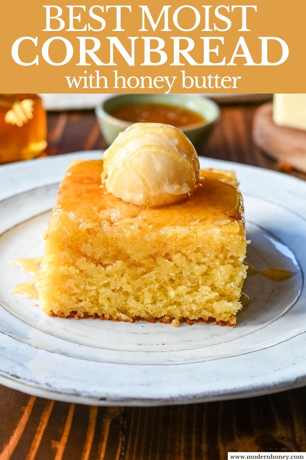 The Best Moist Cornbread Recipe. This is the best cornbread recipe that is moist, tender, and flavorful. This homemade cornbread recipe is both sweet and savory and perfect for pairing with honey butter. This easy cornbread recipe is going to be such a hit and is always a crowd pleaser.