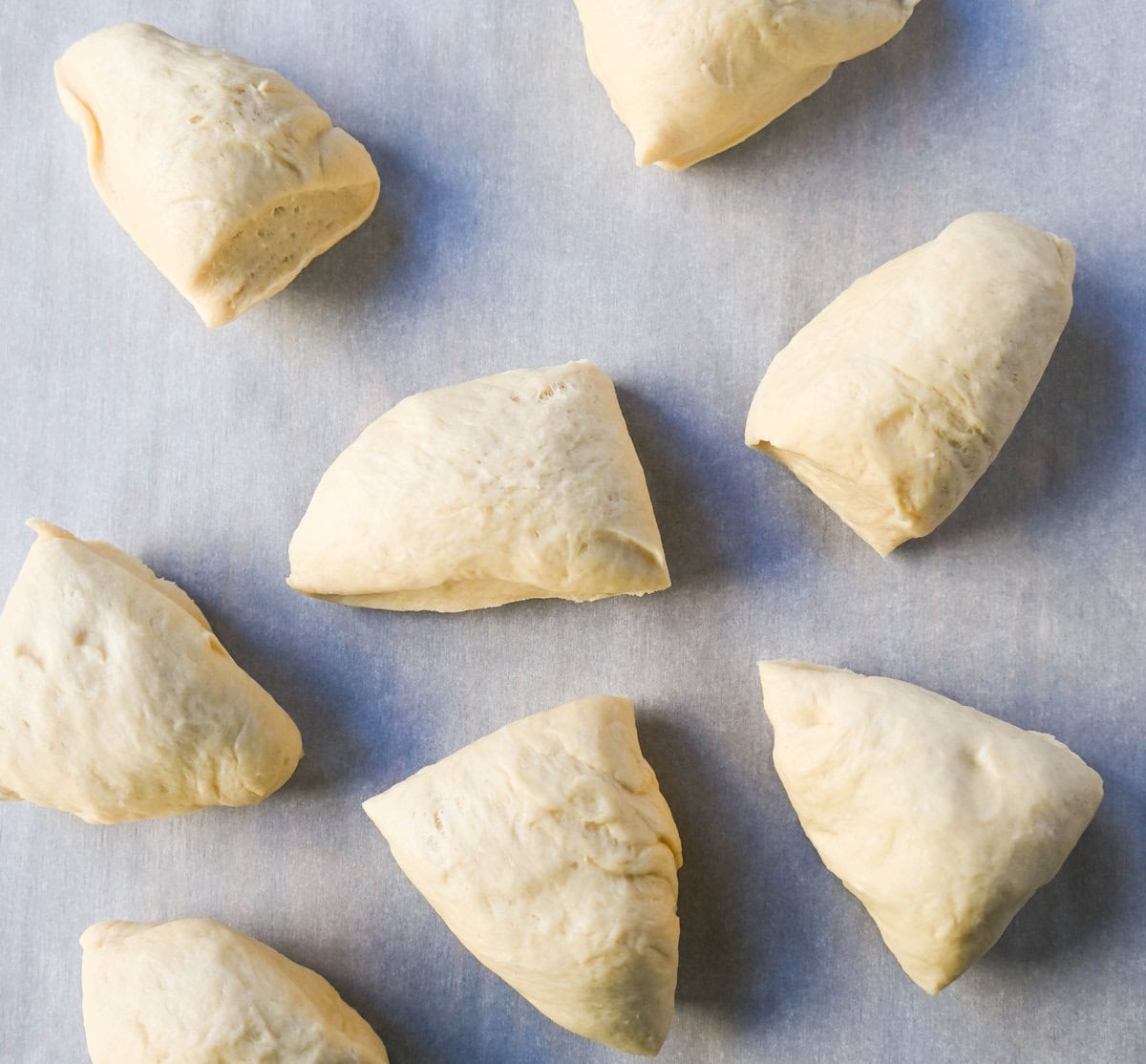 dough balls for japanese milk bread dinner rolls