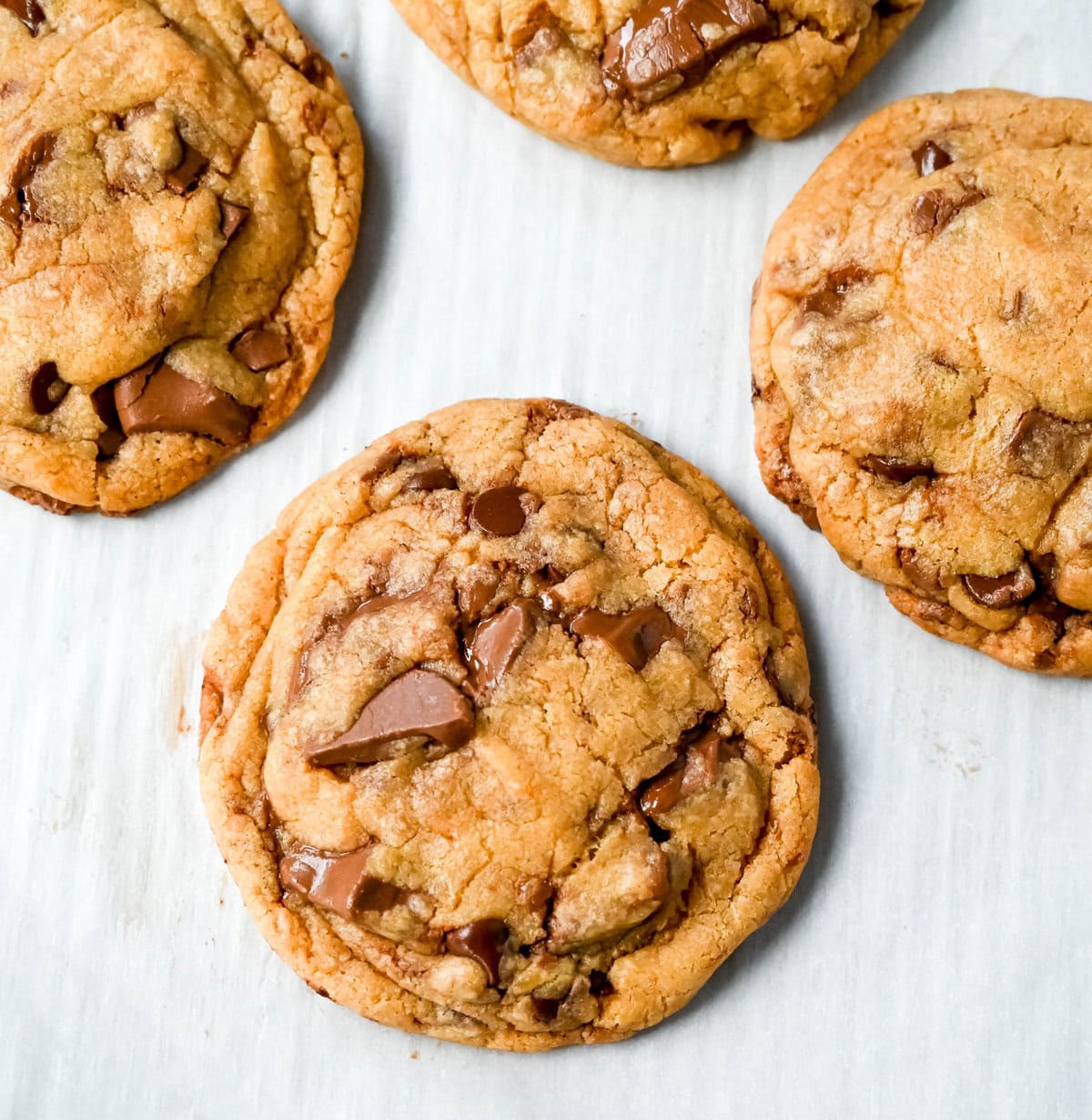 Chewy Chocolate Chip Cookies (with sweetened condensed milk). This chewy chocolate chip cookie recipe is made with a secret, special ingredient, sweetened condensed milk, that gives it the perfect chewy texture and caramel notes. This is an easy sweetened condensed milk chocolate chip cookie recipe!