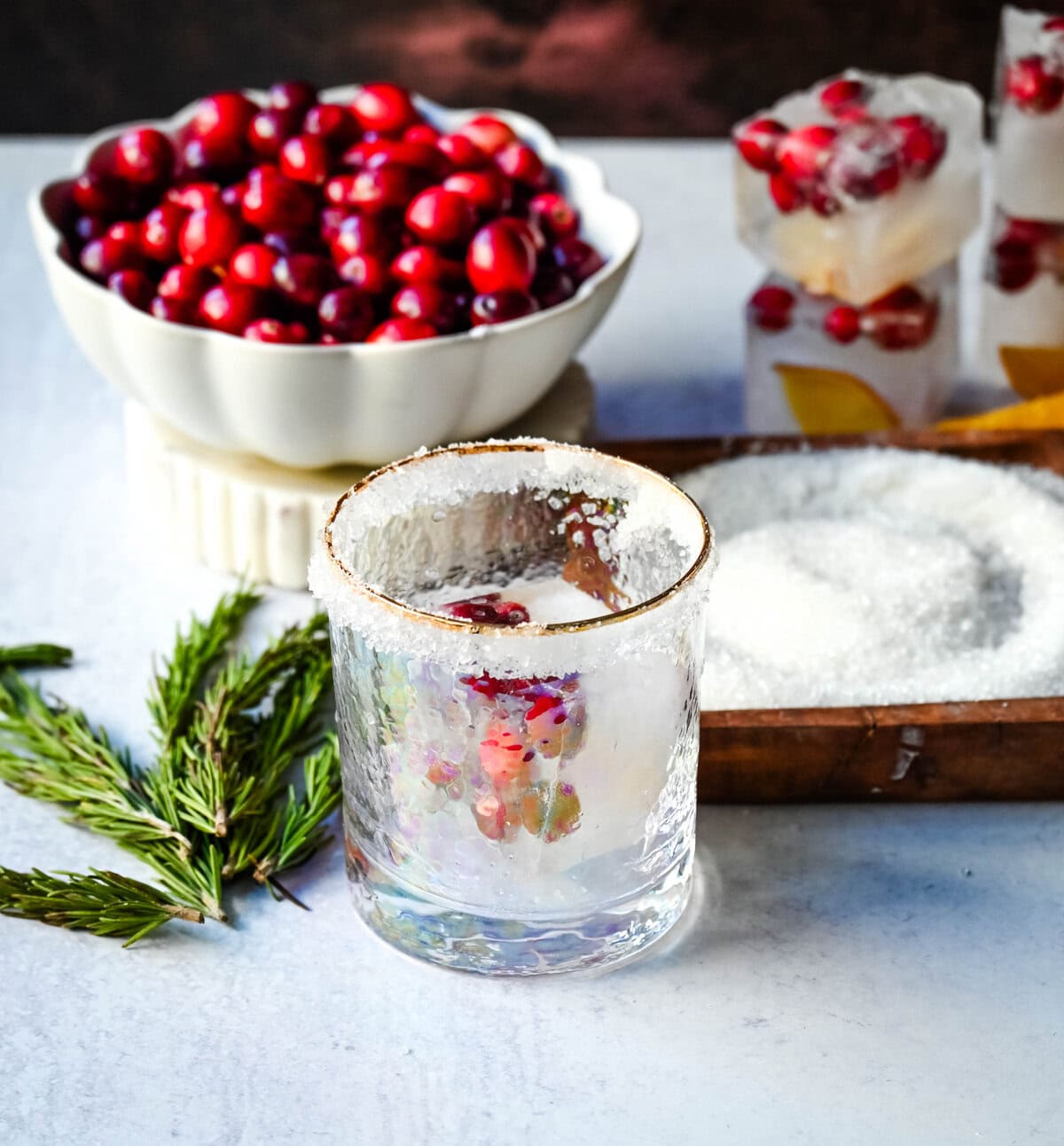 How to make cranberry ice cubes for cranberry mocktails