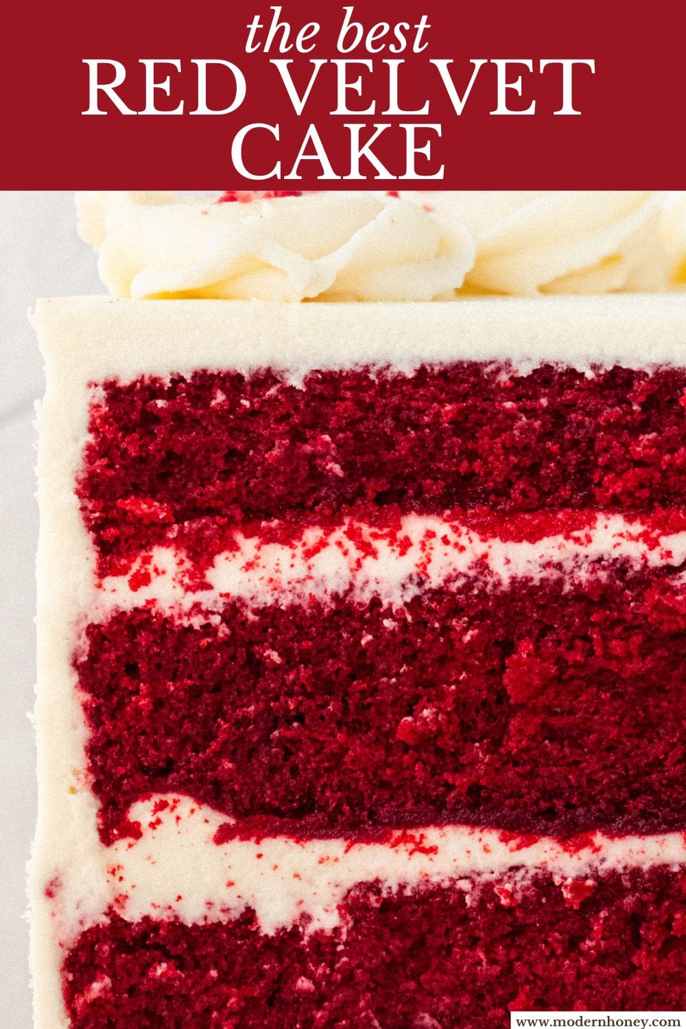 How to make the best red velvet cake with cream cheese frosting. Homemade Red Velvet Cake is soft, tender, and fluffy with the creamiest and most decadent cream cheese frosting. It is no wonder that it is one of the most popular cake recipes and this is the perfect recipe.