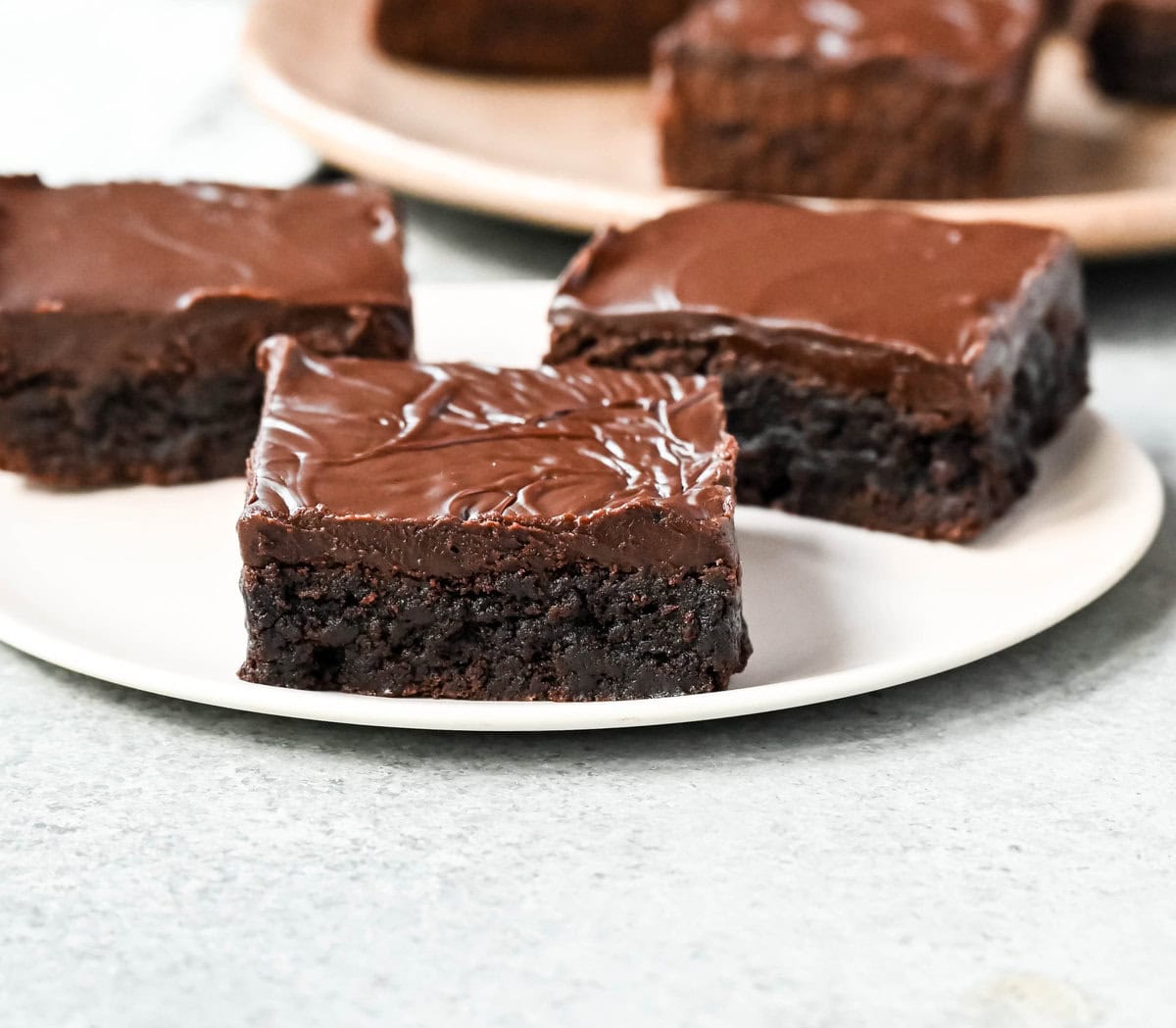 These Lunch Lady Frosted Brownies are rich, fudgy brownies topped with a silky, velvety chocolate frosting. These Frosted Brownies are the best chocolate dessert bar recipe. If you love chocolate, you will love these Brownies with Chocolate Frosting.