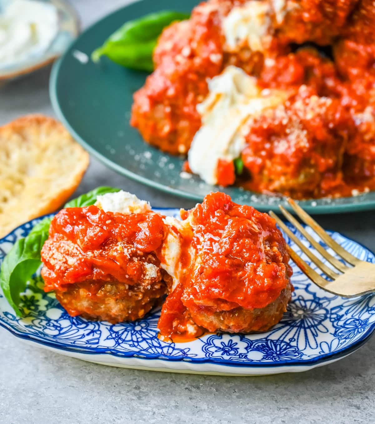 Ricotta Parmesan Meatballs. How to make the juiciest, moist meatballs made with creamy ricotta cheese and parmesan cheese. Sharing all of the tips for making the best ricotta meatballs.

