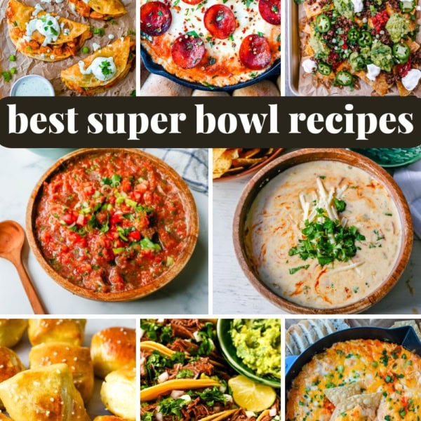 Best Super Bowl Recipes. Whether you’re hosting a full-on Super Bowl party or just hanging out with friends, having the right game day food is a must. Think Super Bowl appetizers such as cheesy turkey sliders, loaded nachos, creamy cilantro dip, and all the best appetizers to keep everyone happy while they watch. From easy finger foods to crowd-pleasing snacks, this list has everything you need for an easy and delicious game day recipe lineup.