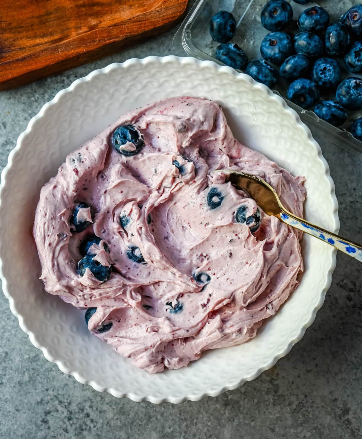 Blueberry Cream Cheese for blueberry cream cheese stuffed french toast.